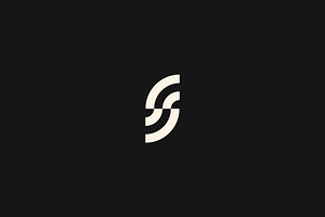 Initial S Logo Monogram Design