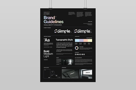 Brand Guidelines Poster Template, a Poster Template by BrandPacks
