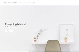 Minimal Shopify Minimal Theme