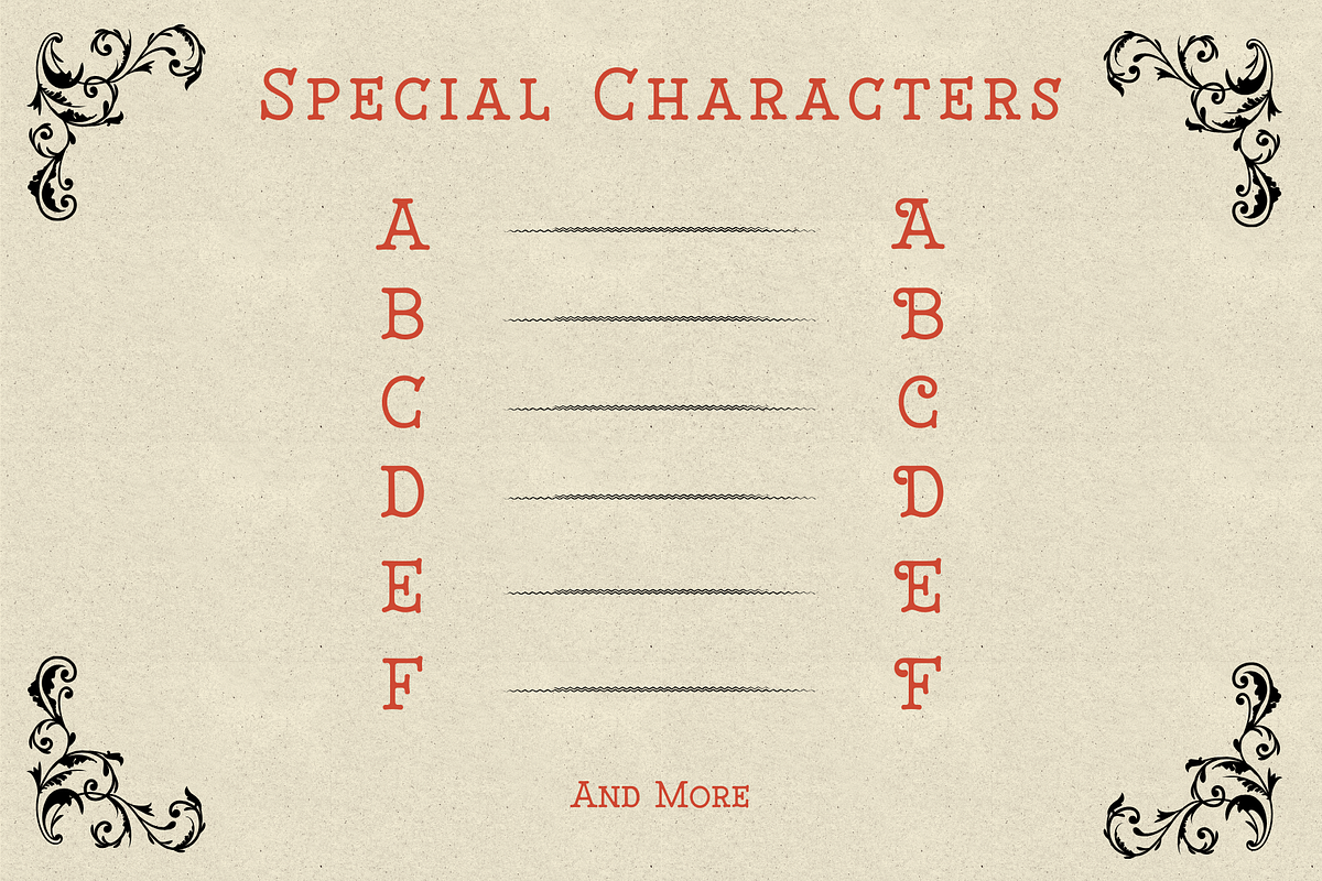 Brantley Lodge - Typewriter, a Font by BearyType Studio (Photo 4 of 9)