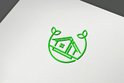 Green house Eco logo design template, a Branding & Logo Template by art_creater (Thumbnail 2 of 2)
