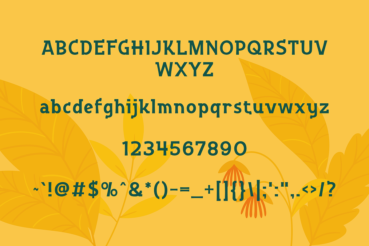 Snazzzy Sprout - Adorable Typeface, a Serif Font by HipFonts (Photo 3 of 10)