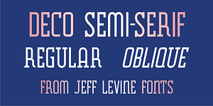 Deco Semi Serif JNL