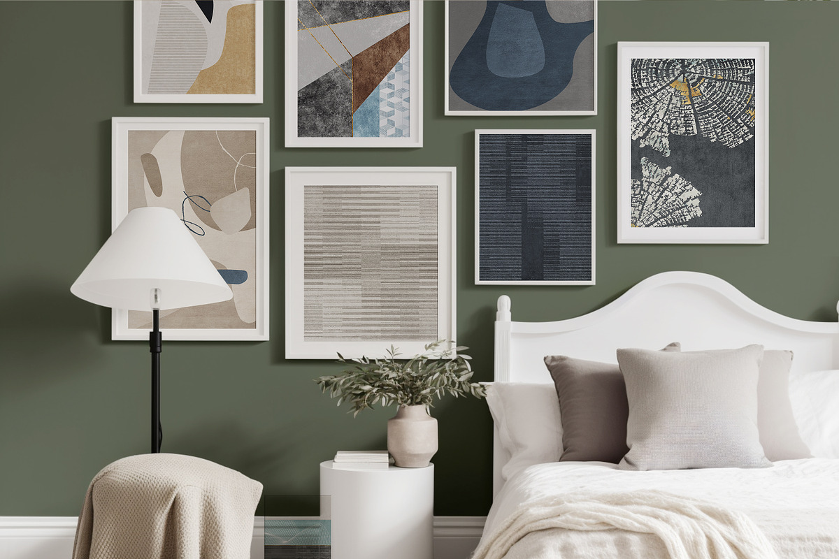 Simple Abstract Painting Art Poster, a Wallpaper Graphic by Muzi pear studio (Photo 2 of 9)