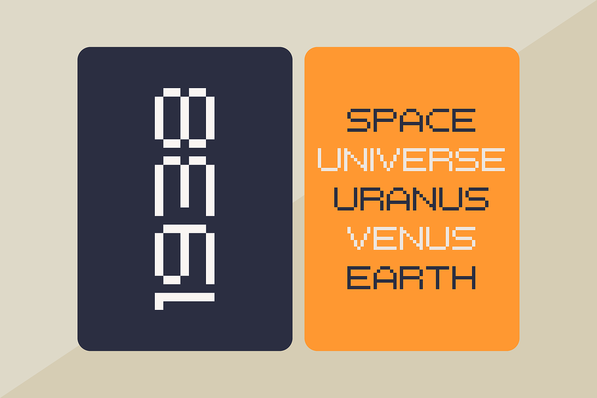 Prochamp Pixel Game Font, a Font by alpercakici (Photo 10 of 13)