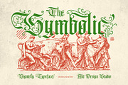 Signtelly Typeface, a Blackletter Font by alit design (Thumbnail 9 of 20)