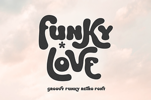 Funky Love - Retro Font