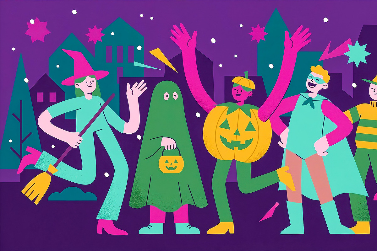 Halloween Party Illustration Pack, a Seasonal Illustration by StockVerse Creative (Photo 4 of 4)