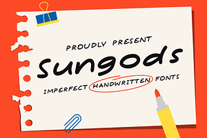 Sungods - Imperfect Fonts