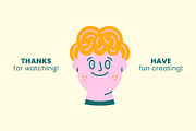 People Avatars, a Person Illustration by Léo Alexandre (Thumbnail 5 of 5)