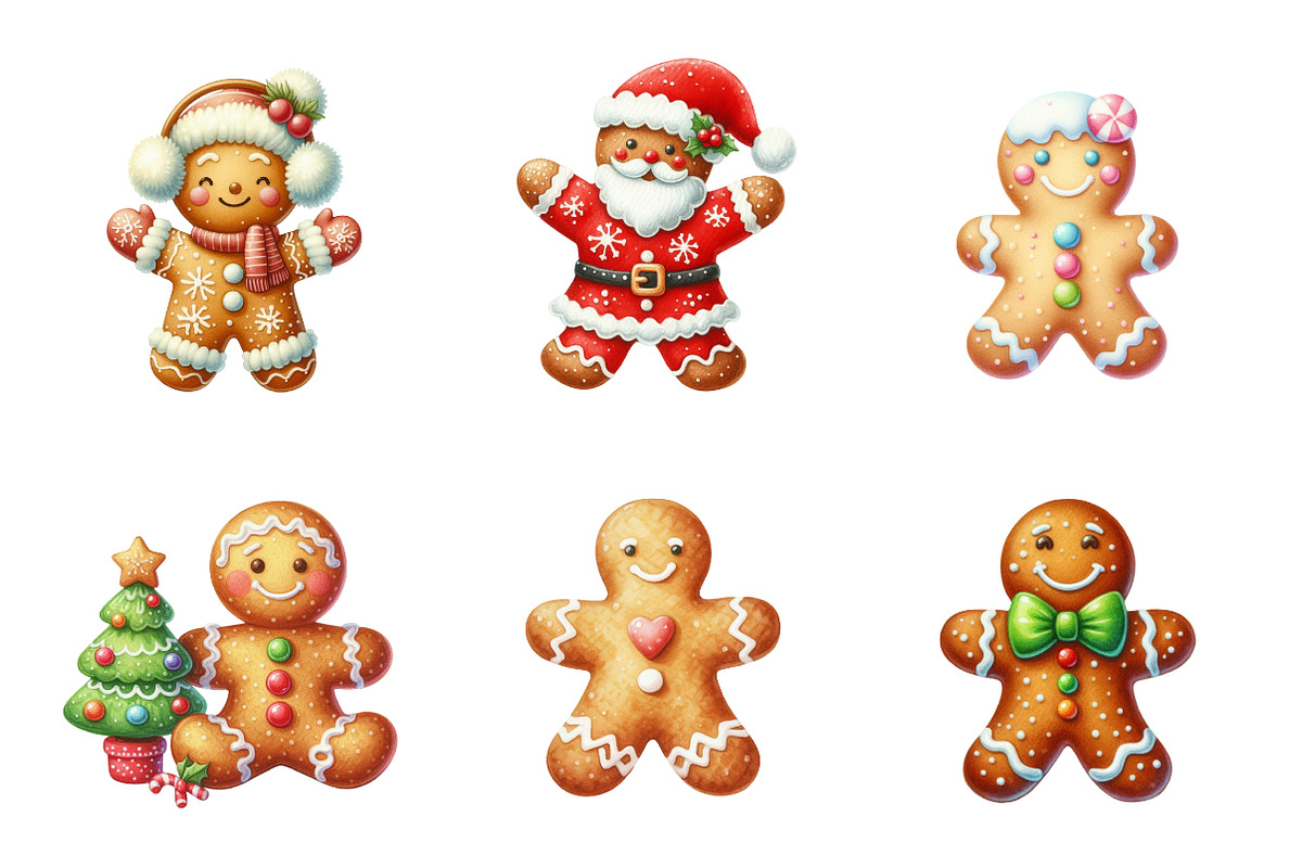 Christmas Gingerbread Man, an Illustration by Design Market (Photo 5 of 5)