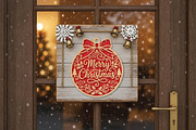 Merry Christmas Laser Cut SVG, an Object Graphic by DreamPrint404 (Thumbnail 2 of 4)