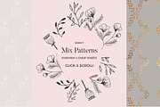 Modern Subtle Floral Patterns Bundle, a Pattern Graphic by Laras Wonderland (Thumbnail 16 of 16)