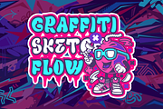 Outline Mirage - Graffiti Font, a Font by PutraCetol Studio (Thumbnail 2 of 5)
