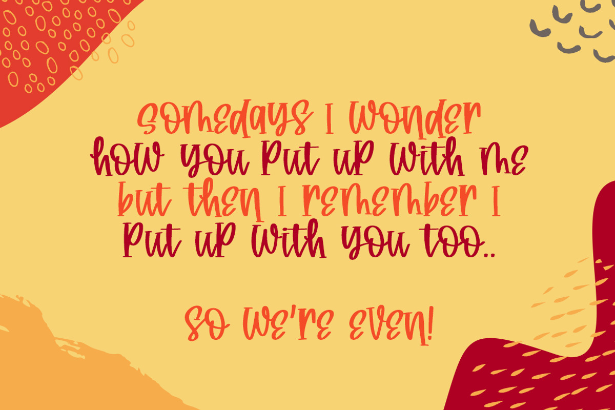 Wickedly Font preview 5