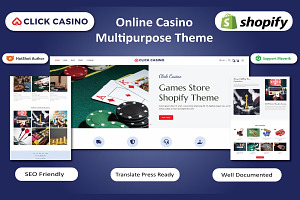 Online Casino Shopify Theme, a Shopify Template by HasnainDEV