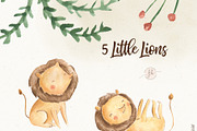 Little Lions, an Animal Illustration by Flora+Bear (Thumbnail 2 of 6)
