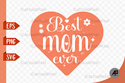 Mother's Day SVG PNG Design Bundle, an Illustration by Actual Pixel (Thumbnail 5 of 12)