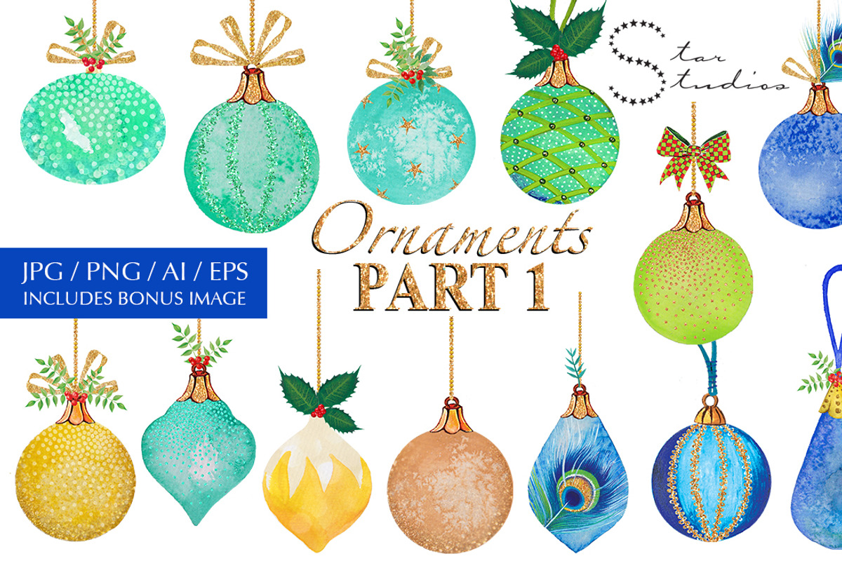 Ornaments part 1, a Decorative Illustration by Dana Designs (Photo 1 of 2)