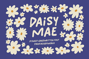 Daisy Mae Handwritten font
