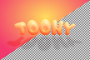 Toony Text Effect