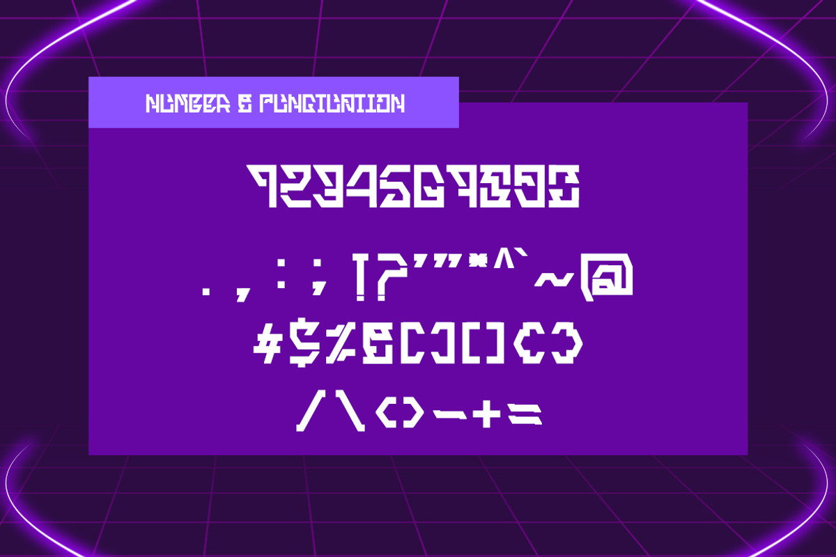 Metaporze - Futuristic Font, a Sans Serif Font by Dhabee (Photo 7 of 9)
