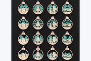 Christmas Tree Bauble Decorations, an Object Graphic by ThemeXDigital (Thumbnail 8 of 8)