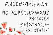 All the Fun | a Handwritten Font, a Script Font by Jande Summer (Thumbnail 3 of 4)