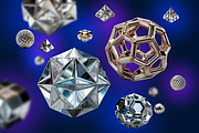 Geometrica: 3D Geometric Shapes, an Object Graphic by RDShop (Thumbnail 2 of 9)