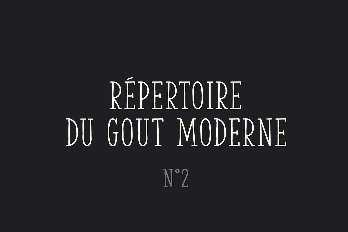 The Serif Hand Font Collection preview 5