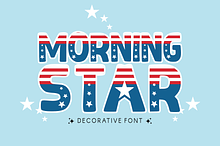 Morning Star - Display Font