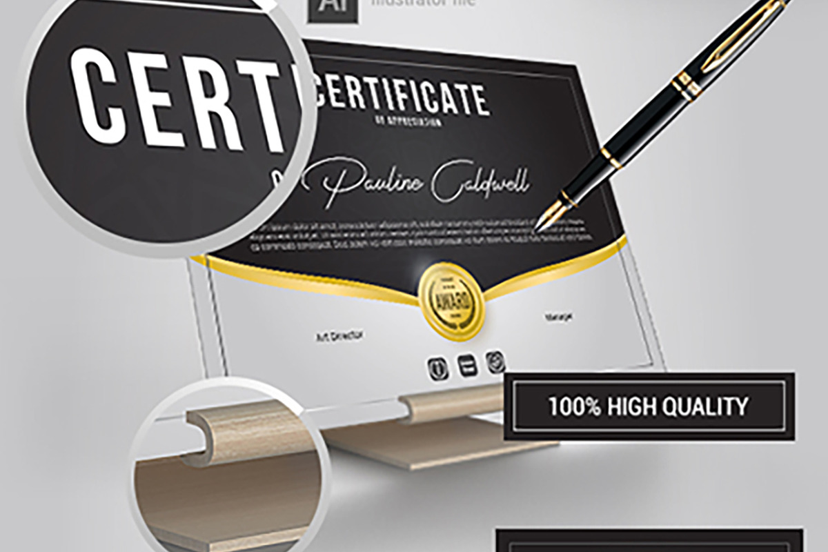 Modern Multipurpose Certificate, a Templates & Theme by ErsanK (Photo 2 of 4)