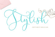 Rottarity Feminine, a Script Font by Siwox Studios (Thumbnail 8 of 18)