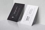 Clean Elegant Business Card, a Business Card Template by Verazo (Thumbnail 2 of 4)