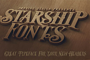 Starship Typeface, a Font by Cruzine (Thumbnail 4 of 5)