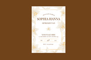 White Floral Retirement Invitation, a Card Template by Neermana (Thumbnail 2 of 4)