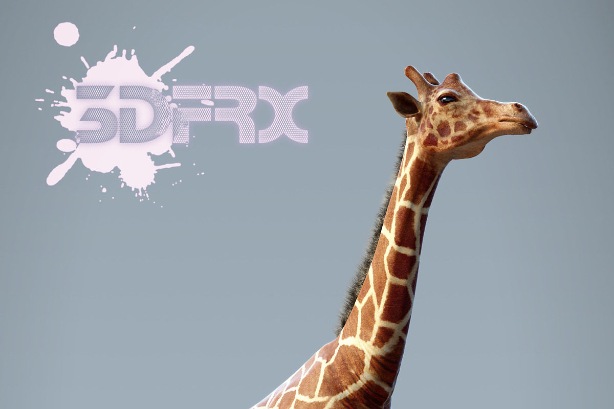 HD_GIRAFFE, an Animal 3D Model by 3DFRX (Photo 1 of 5)