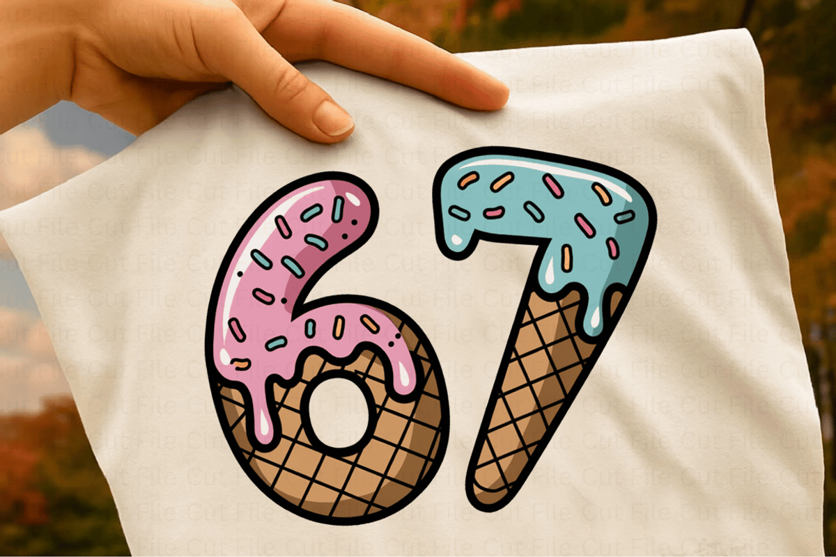 Six Seven Funny 67 PNG Bundle, a Graphic by Cut File (Photo 3 of 5)