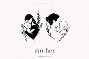Mother Drawings, a Person Illustration by PeDe Designs (Thumbnail 4 of 6)