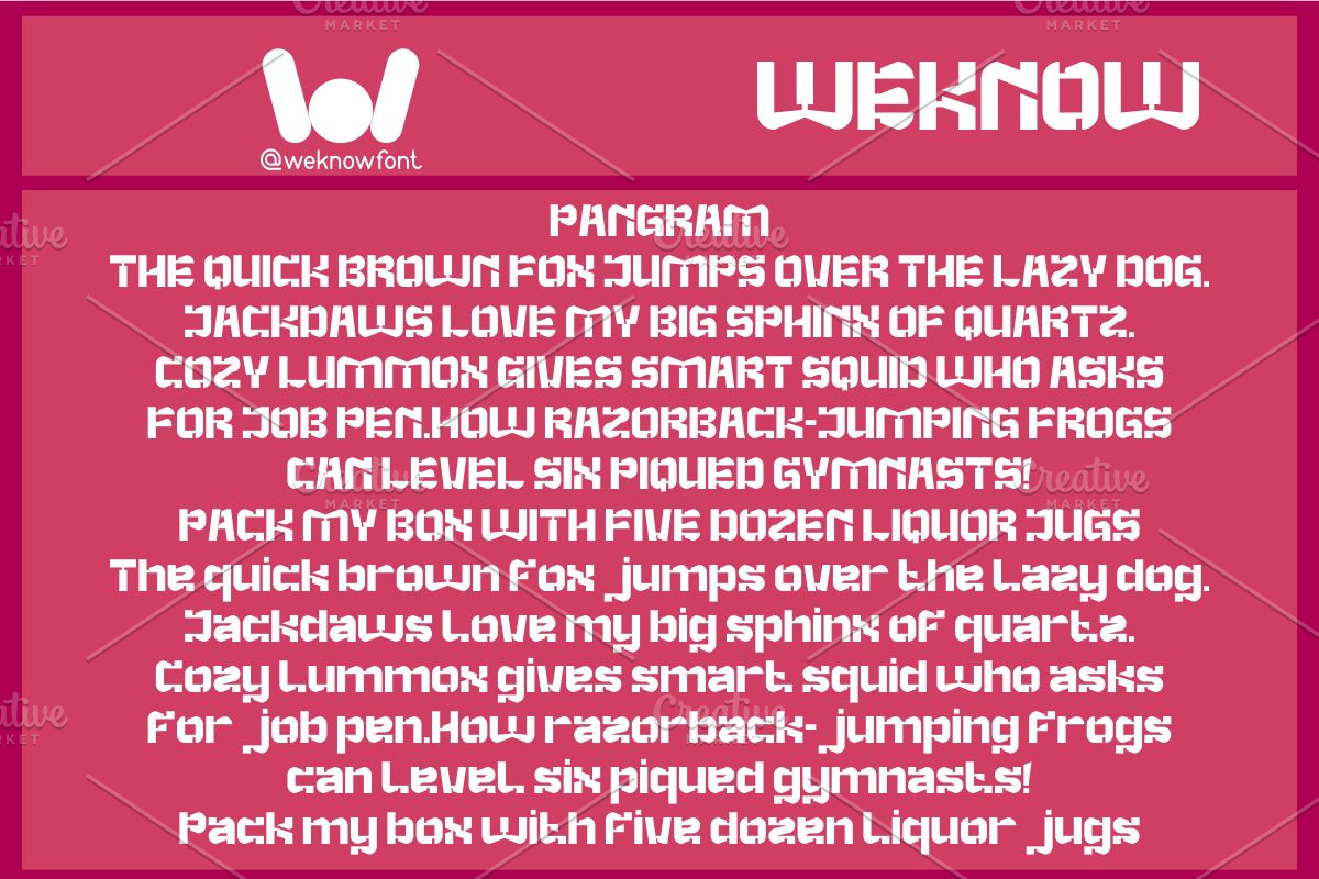 Action Movie font, a Font by weknow (Photo 6 of 8)