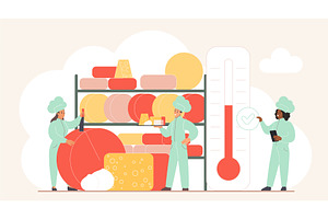 Traditional food & local dishes, a Person Illustration by Lemberg Vector