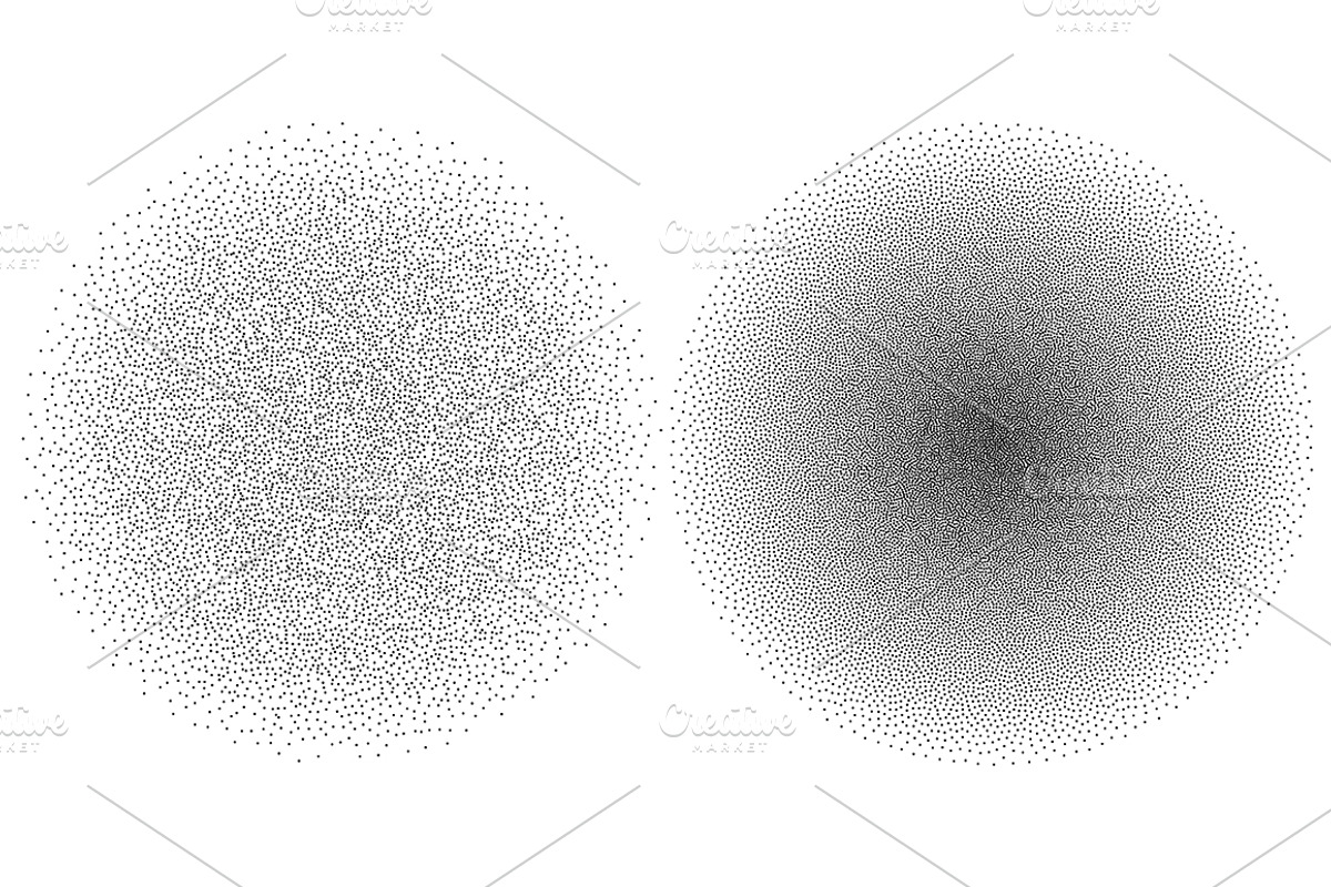 Halftone collection., a Texture Graphic by xgart (Photo 6 of 9)
