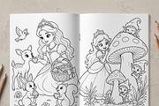 Magical Princess Coloring Book Vol37, a Person Illustration by ikarifq shop (Thumbnail 6 of 7)