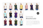 Women T-Shirt Mockups Set FREE DEMO, a Books & Magazine Mockup by Apparel_Mockups (Thumbnail 14 of 27)
