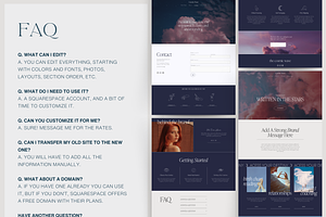 Mystic Website Squarespace Template