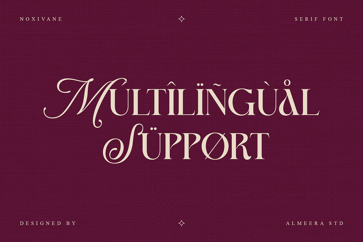Noxivane — Stylish Serif Script, a Serif Font by Almeera Std (Photo 7 of 10)