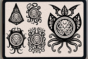 20 Cthulhu brush stamp, a Brush Add-On by TaKong Magics (Thumbnail 3 of 3)