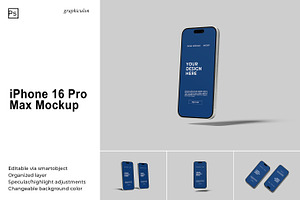iPhone 16 Pro Max Mockup