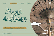 Rahma, a Script Font by kerismaker (Thumbnail 5 of 12)