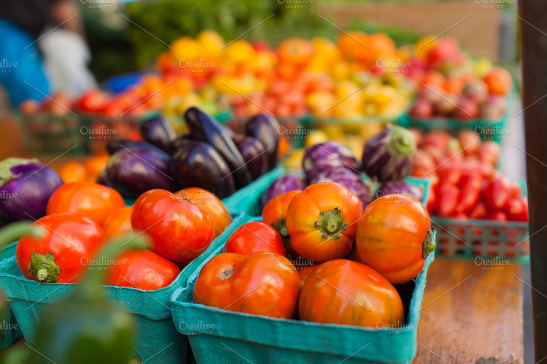 Colorful Farmer's Market Produce, a Food & Drink Photo by kissandmockup
